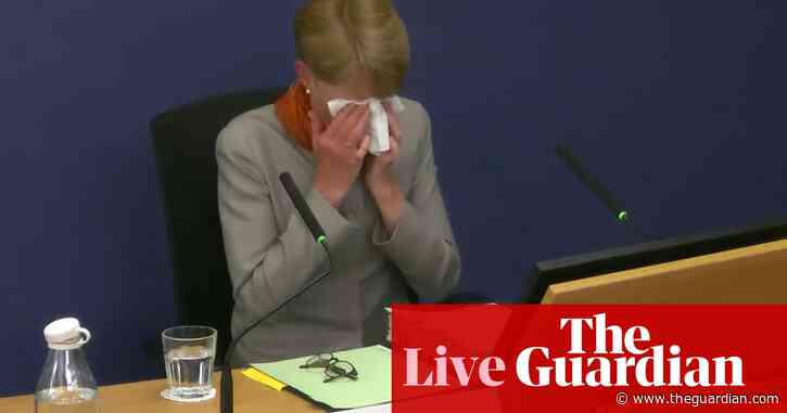 Paula Vennells cries and denies knowing Post Office was carrying out its own prosecutions – live