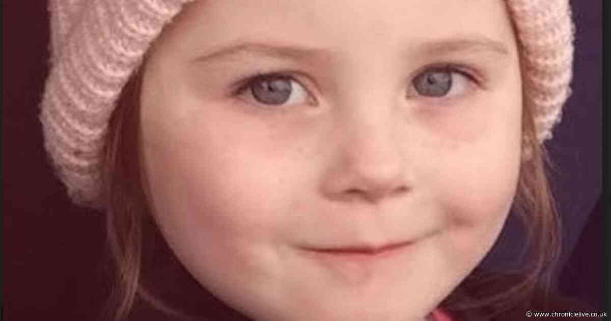 Heartbreak as brave six-year-old North Tyneside girl dies in her parents' arms after losing battle with brain tumour