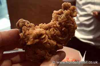 Gobsmacked gran stunned to discover KFC hot wing in shape of own pet chicken