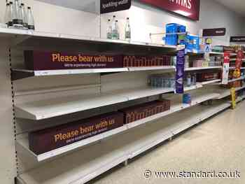 Supermarkets warn against panic buying as Britons told to have three days of supplies stashed