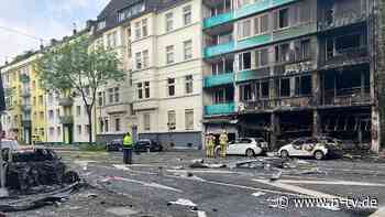 Nach Explosion in Düsseldorf: Zustand von bei Kiosk-Brand verletzter Frau kritisch