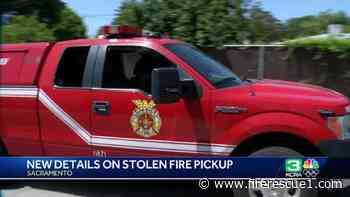 Spike strip and pepper balls stop man who stole Calif. FD vehicle