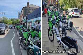 Hire e-bikes dumped near Hampstead Heath cause 'chaos'