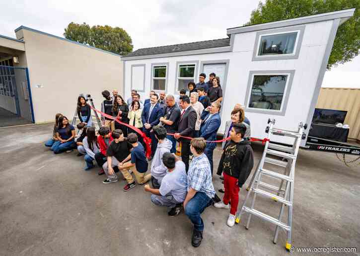 Fullerton students built a tiny home for unhoused peers