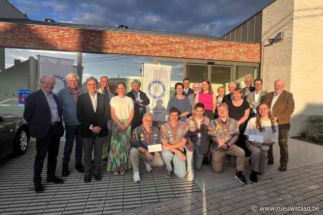 Rotary Tienen schenkt cheques aan drie projecten