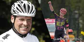 Jan Ullrich feliciteert oud-neefje Georg Steinhauser na ritzege in Giro