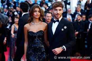 Festival de Cannes: le pilote de F1 d'Alpine, Pierre Gasly monte les marches avec sa compagne avant de filer du côté de Monaco pour le Grand Prix