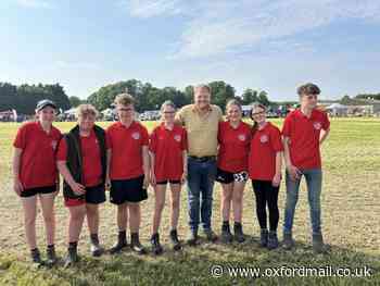 Kaleb Cooper attends Oxfordshire Young Farmers County Show