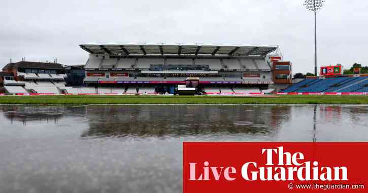 England v Pakistan: first men’s T20 cricket international rained off – as it happened