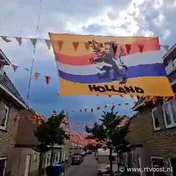 EK-gekte al begonnen in Zwolle: straat kleurt compleet oranje