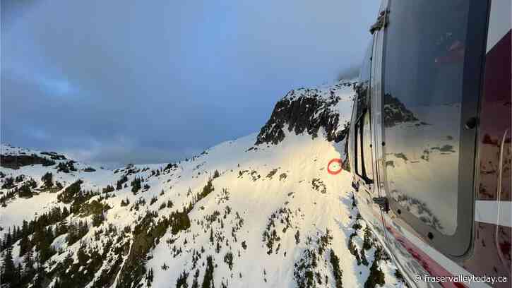 Chilliwack Search and Rescue says rescued hiker slid 50 feet over a cliff during long weekend