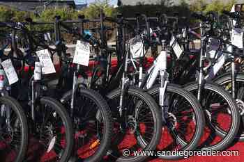 The e-bike memorial at Santa Fe Drive and El Camino Real tells all