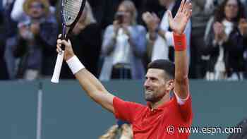 Djokovic wins in straight sets on 37th birthday