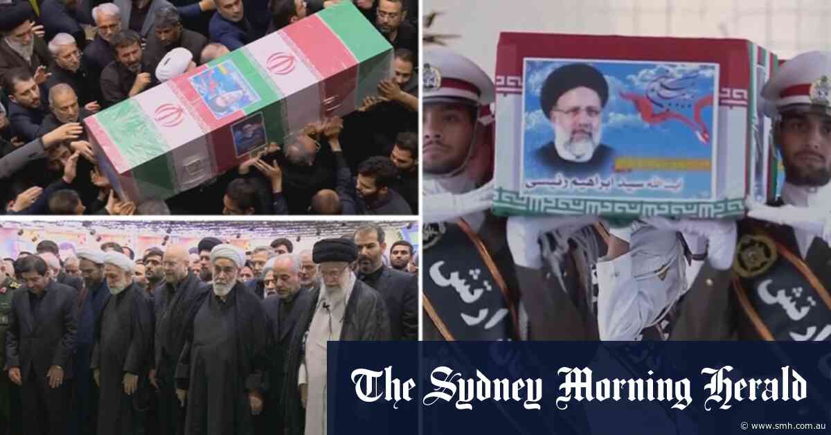 Big crowds in Iran's capital for president's funeral
