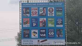 Gemeente Almere vergeet vijf partijen op borden voor Europese verkiezingen