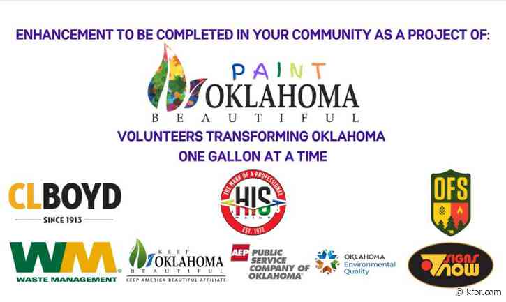 Keep Oklahoma Beautiful brushes in paint program