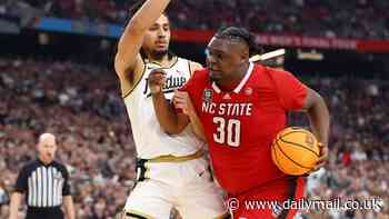 NBA hopeful DJ Burns reveals 45-pound weight loss ahead of draft after weighing a listed 275 pounds at NC State... and he did it without Ozempic!