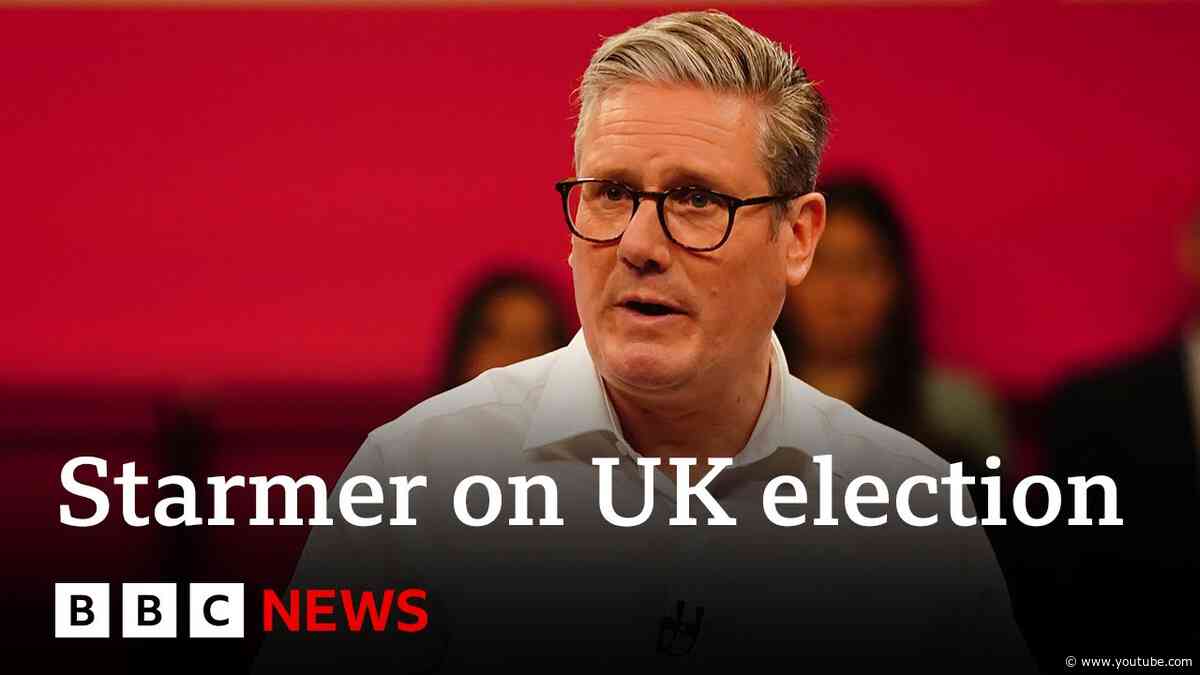 UK Labour leader Keir Starmer reacts to UK general election announcement | BBC News