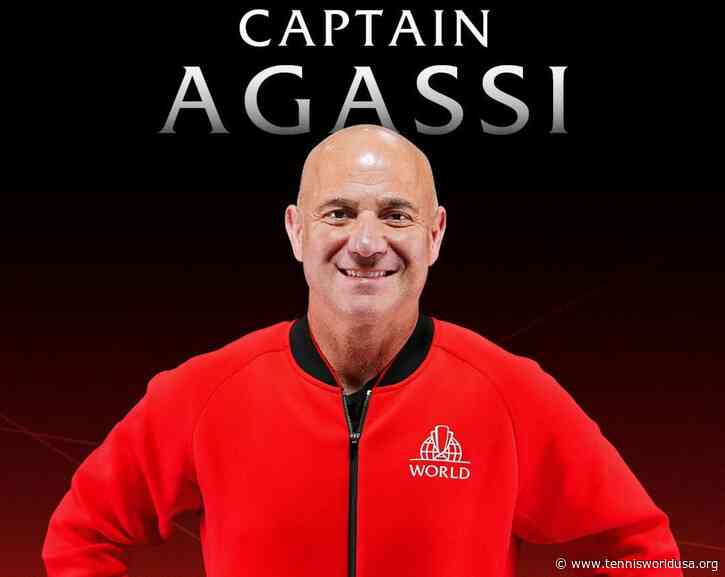 Andre Agassi is the new captain of the Laver Cup Team World