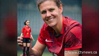 'Holy moly, that's me!': Canadian soccer star Christine Sinclair gets her own Barbie