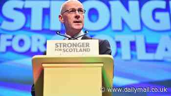 SNP implosion likely to give Labour a major boost by winning seats in Scotland - as John Swinney's party are at lowest support since 2014