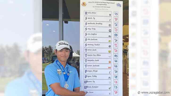 Anaheim Discovery Christian’s Zuxu Wu qualifies for CIF State boys golf championships