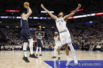 NBA Playoffs: Luka Dončić, Kyrie Irving lead Mavericks to win in Game 1 thriller