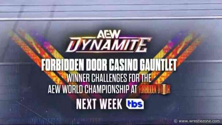 Forbidden Door Casino Gauntlet Set For 5/29 AEW Dynamite