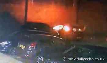 Video shows Southampton arsonist in 'revenge attack' at KFC car park