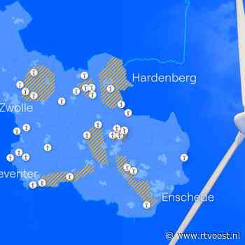 Deze plekken in Overijssel zijn aangewezen voor nieuwe windmolens