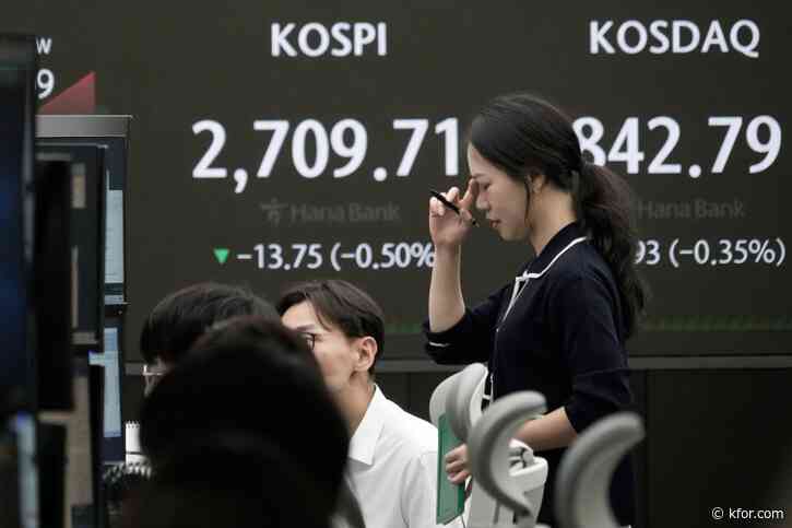 Stock market today: Asian shares are mixed, with China stocks down, after Wall St retreat