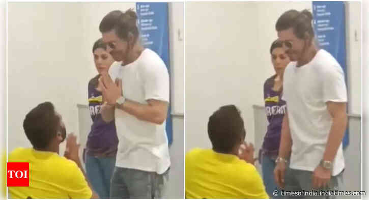 SRK greets specially-abled fan despite illness