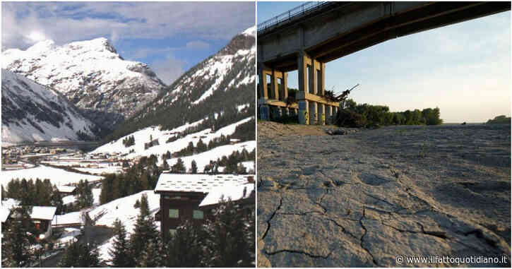 Neve sulle Alpi, estrema siccità sugli Appennini: sono “i due inverni del nostro scontento”. Corti (Cnr): “I negazionisti climatici? Sbagliano”
