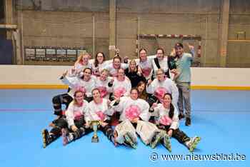 Pink Poodles winnen eerste Beker van België voor dames inline hockey: “Normaal spelen we alleen maar tegen mannen”
