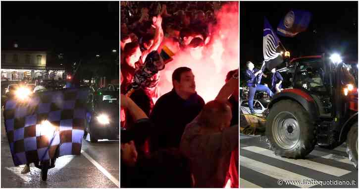 L’Atalanta vince l’Europa League, a Bergamo esplode la festa in piazza e per le strade con cori e caroselli di auto e trattori – Video