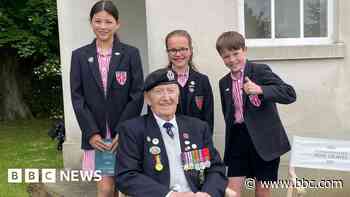 Veteran attends torch ceremony ahead of D-Day 80