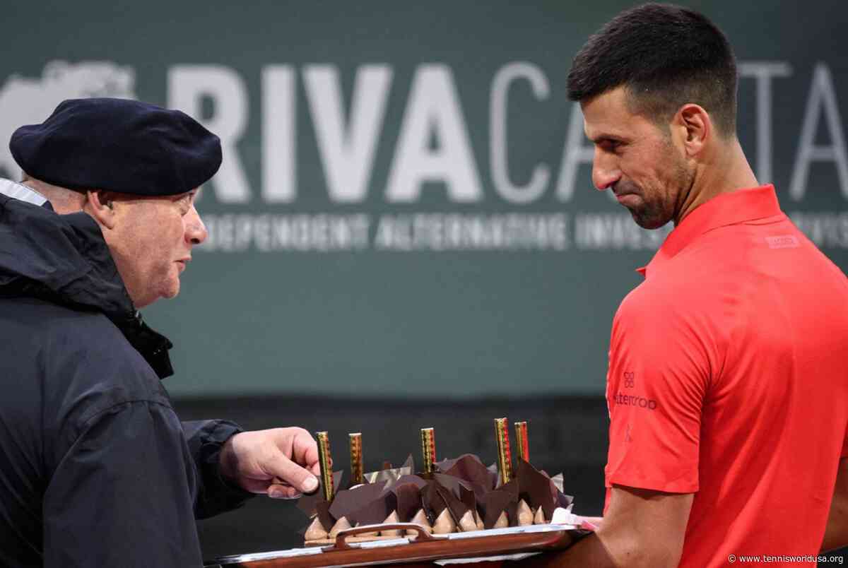 Birthday boy Novak Djokovic wins in Geneva