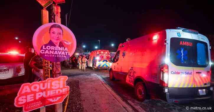 Child among nine dead after stage collapses during election rally