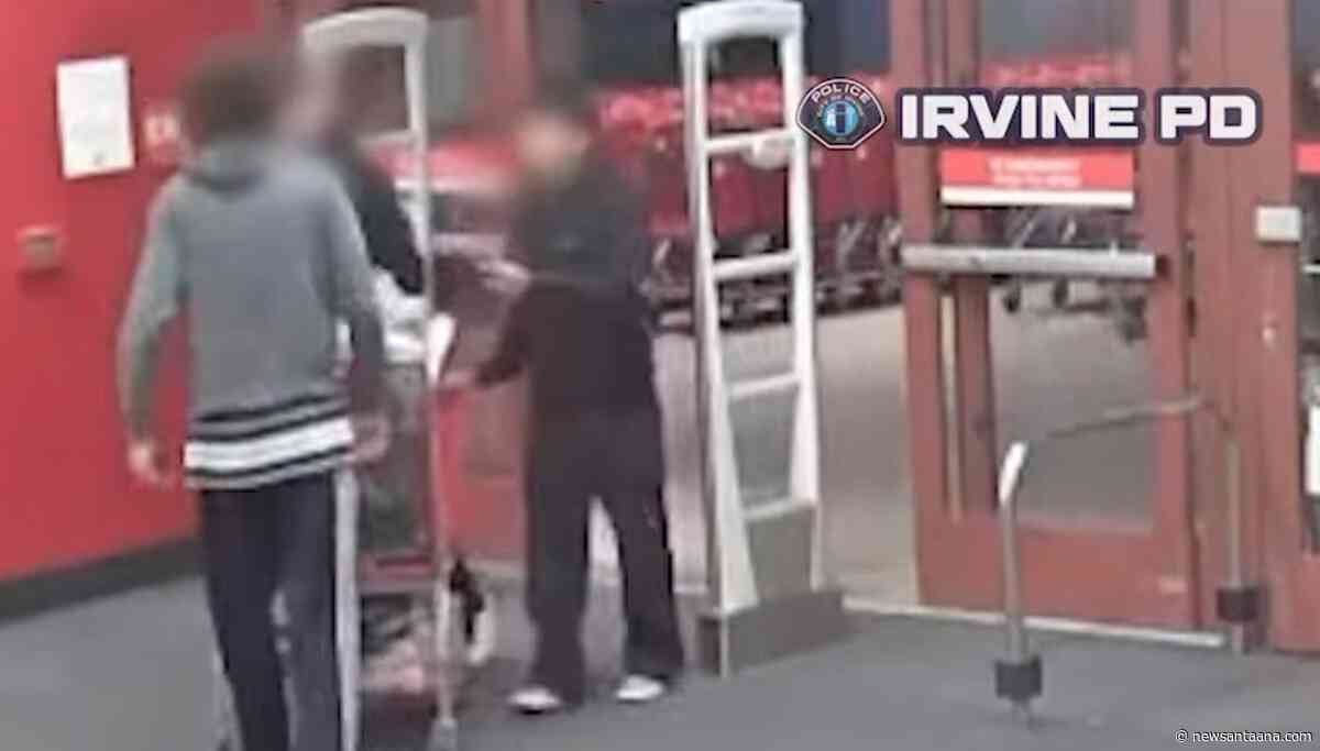 Suspect arrested after stealing a cart full of merch from a Target in Irvine