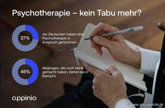 Studie zur mentalen Gesundheit: Mit Reden zu mehr Glück / Jeder vierte Deutsche hat bereits eine Psychotherapie in Anspruch genommen