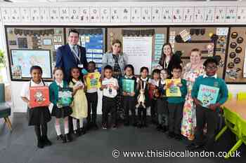 West Thornton Primary School Croydon visited by Duchess of York