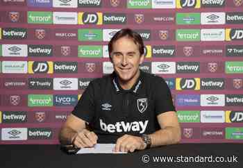 West Ham confirm Julen Lopetegui as new manager on two-year deal