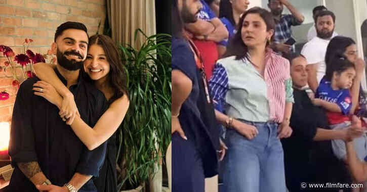 Anushka Sharma sad after RCBs elimination from the ongoing IPL tournament