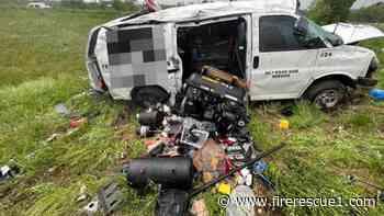 N.H. firefighter injured during mitigation of hazardous materials in van crash