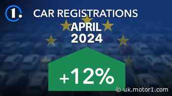 Who sold the most cars in Europe in April 2024?