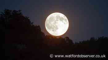 When can you see the Super Flower Moon in Hertfordshire?