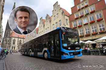So wirkt sich der Macron-Besuch in Münster auf den Busverkehr aus