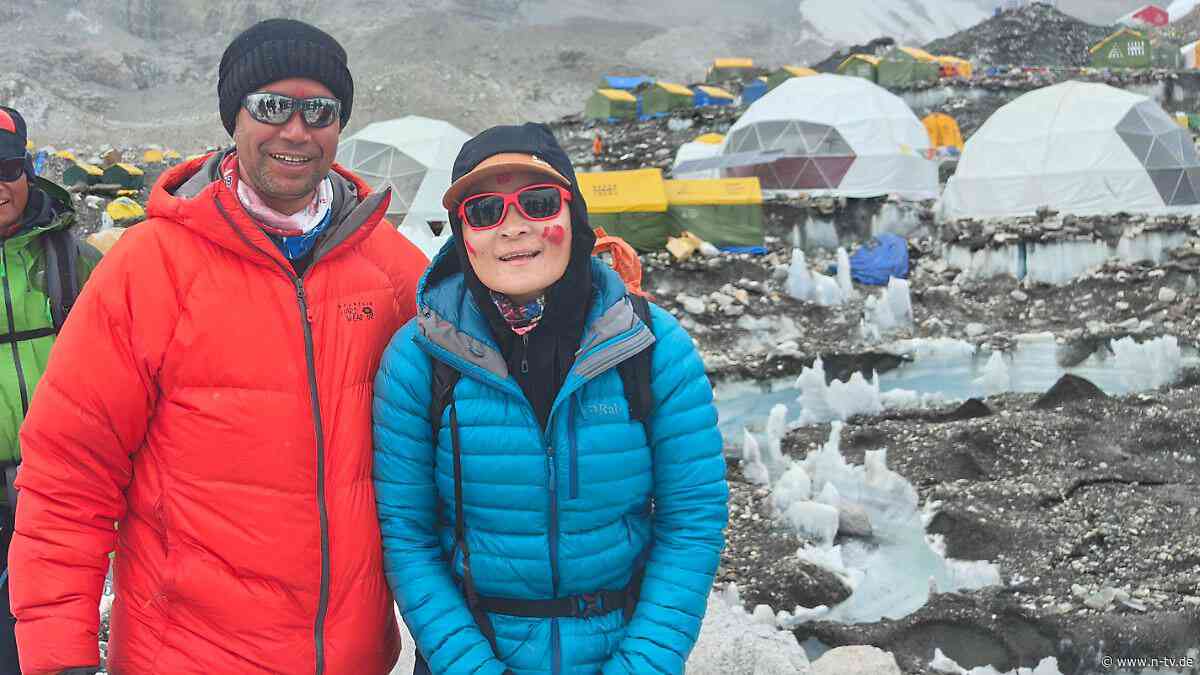 Schnellste unter den Frauen: Nepalesin "hetzt" in Rekordzeit auf den Mount Everest