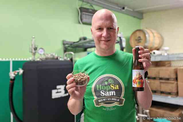 Sam maalt krekels tot bier en laat bezoekers proeven op wetenschapsfestival van Lieven Scheire: “Bier met een heel grote hoek af”