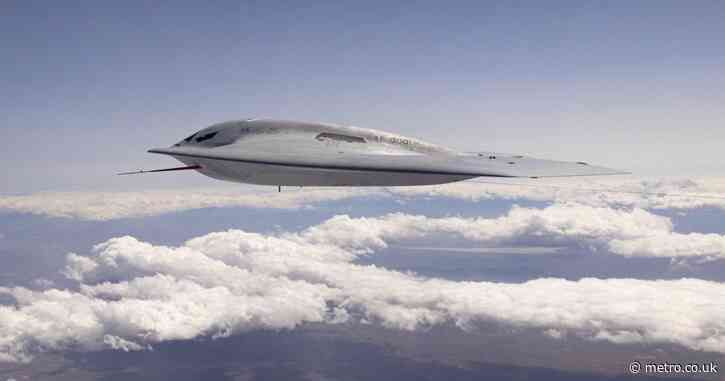 US Air Force’s new £595 million stealth nuclear bomber takes to the skies